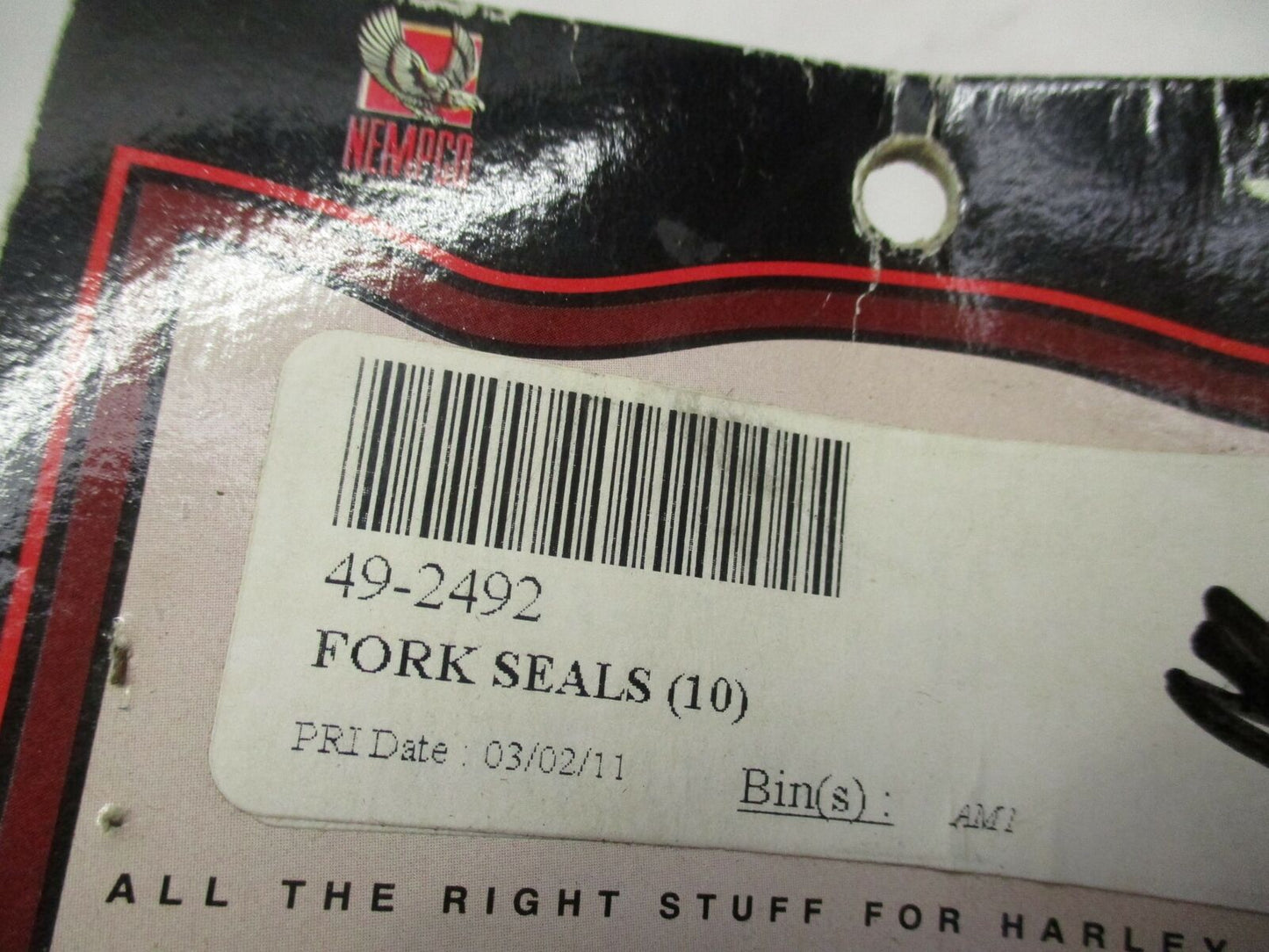 Biker's Choice 49-2492 Harley Davidson Motorcycle Fork Seals Pack of 10