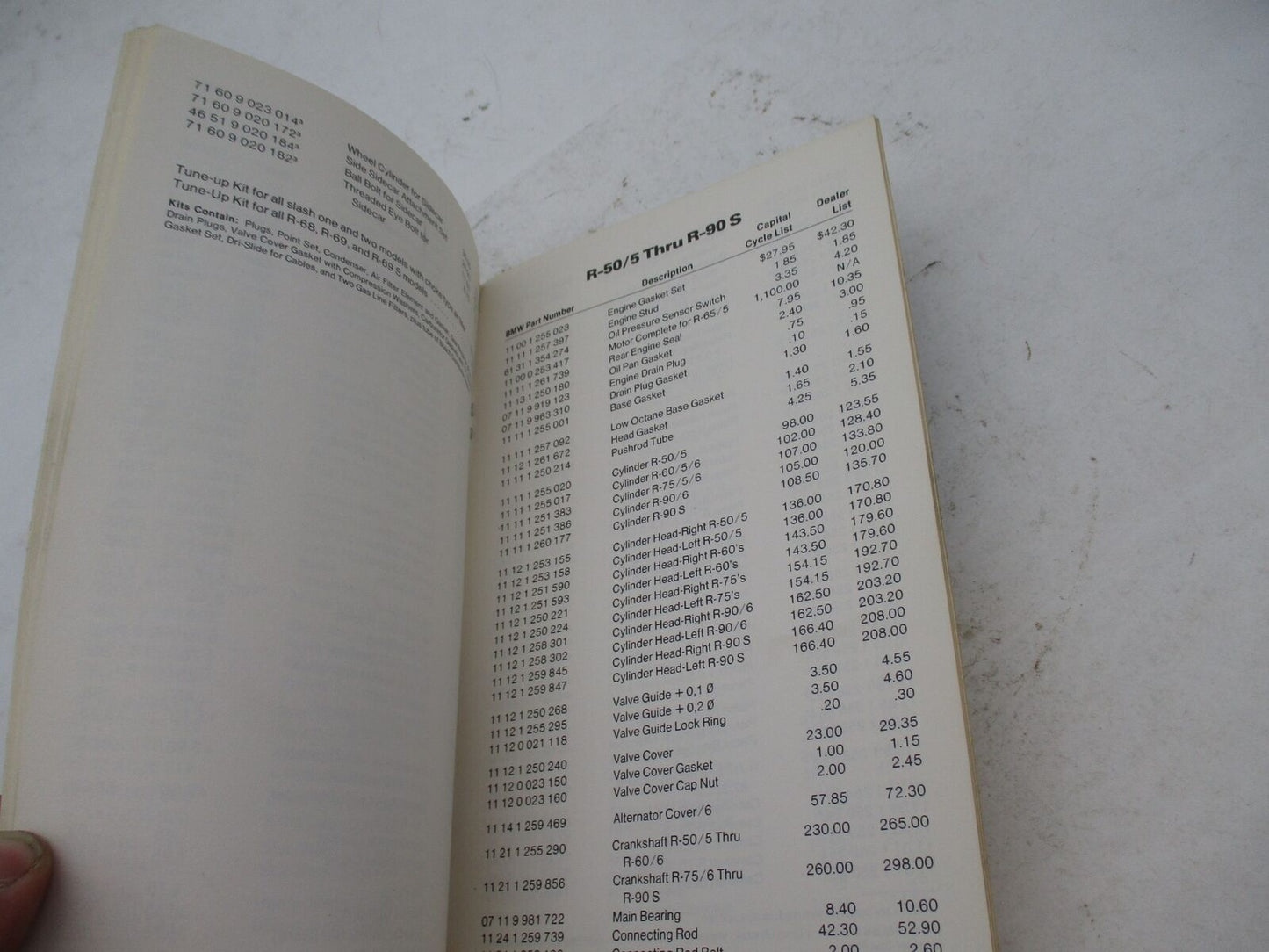 Capital Cycle Corporation BMW Spare Parts Catalog Book