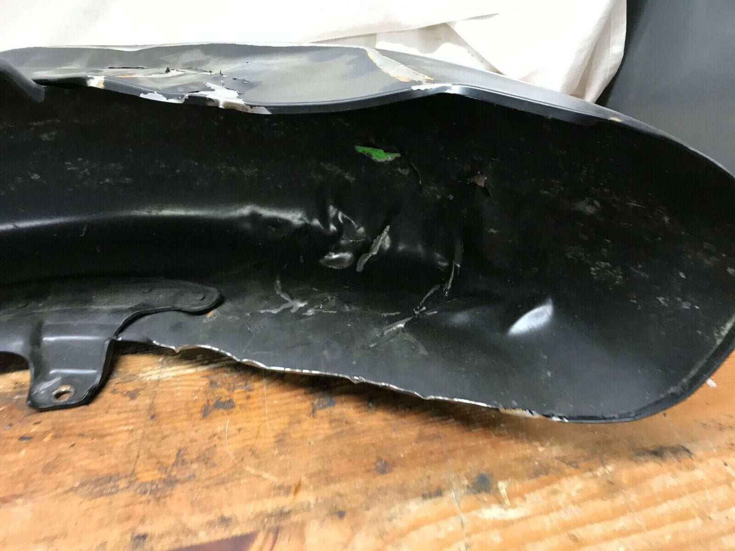 HARLEY 06-13 STREET GLIDE TOURING FRONT FENDER BLACK MATTE FLAT DAMAGED