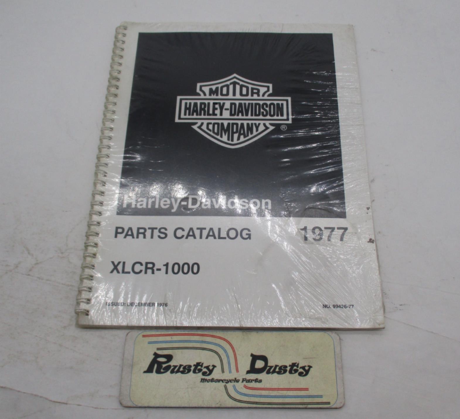 Harley Davidson Genuine NOS Official 1977 XLCR1000 Parts Catalog 9942