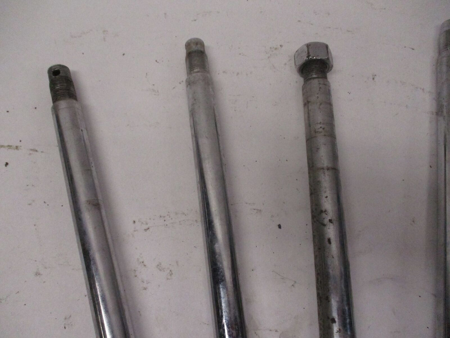 Mixed Lot of (5) Harley Davidson Chrome Wheel Front / Rear Axles #5