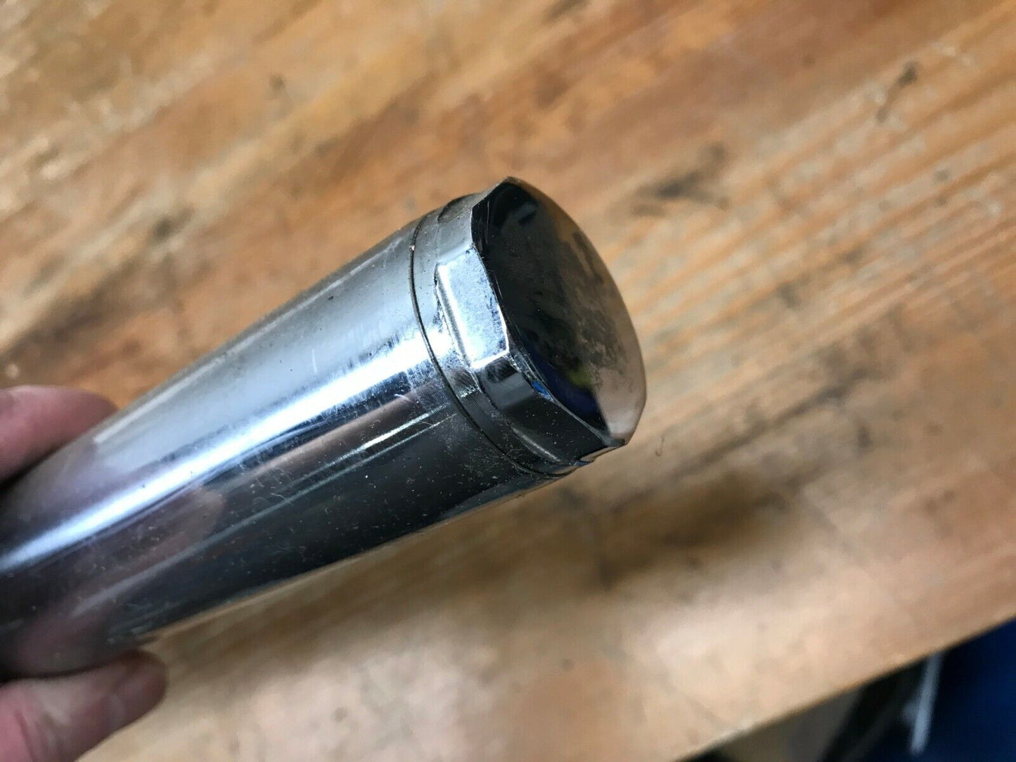 G594-R Harley Davidson XLH883 Right Fork Tube & Slider Suspension BENT Parts