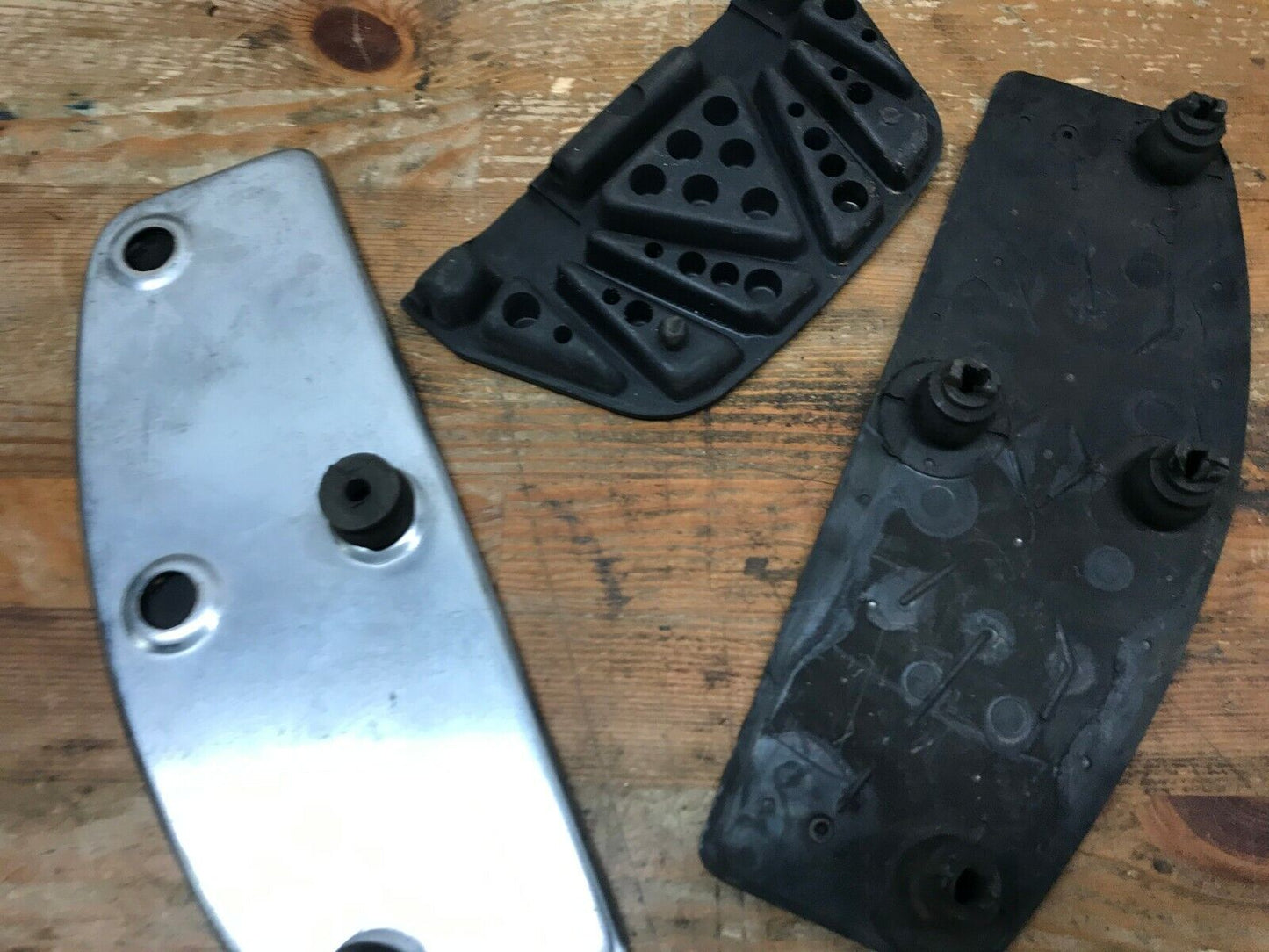 Mixed Lot of (3) Harley Davidson Floorboard Rubber Inserts Pad Footboard