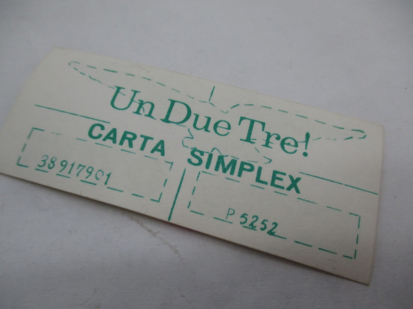 Moto Guzzi Genuine NOS 1-3/8" x 3 1/2" Gas Tank Side Cover Decal