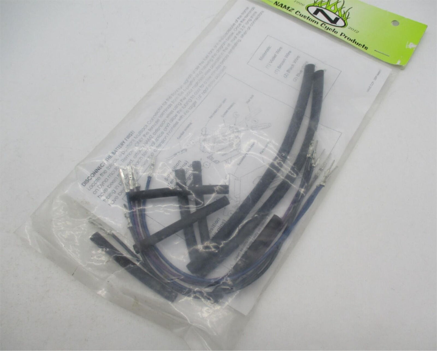 Harley Davidson Namz Front Turn Signal 8" Wire Extension NTSH-X08