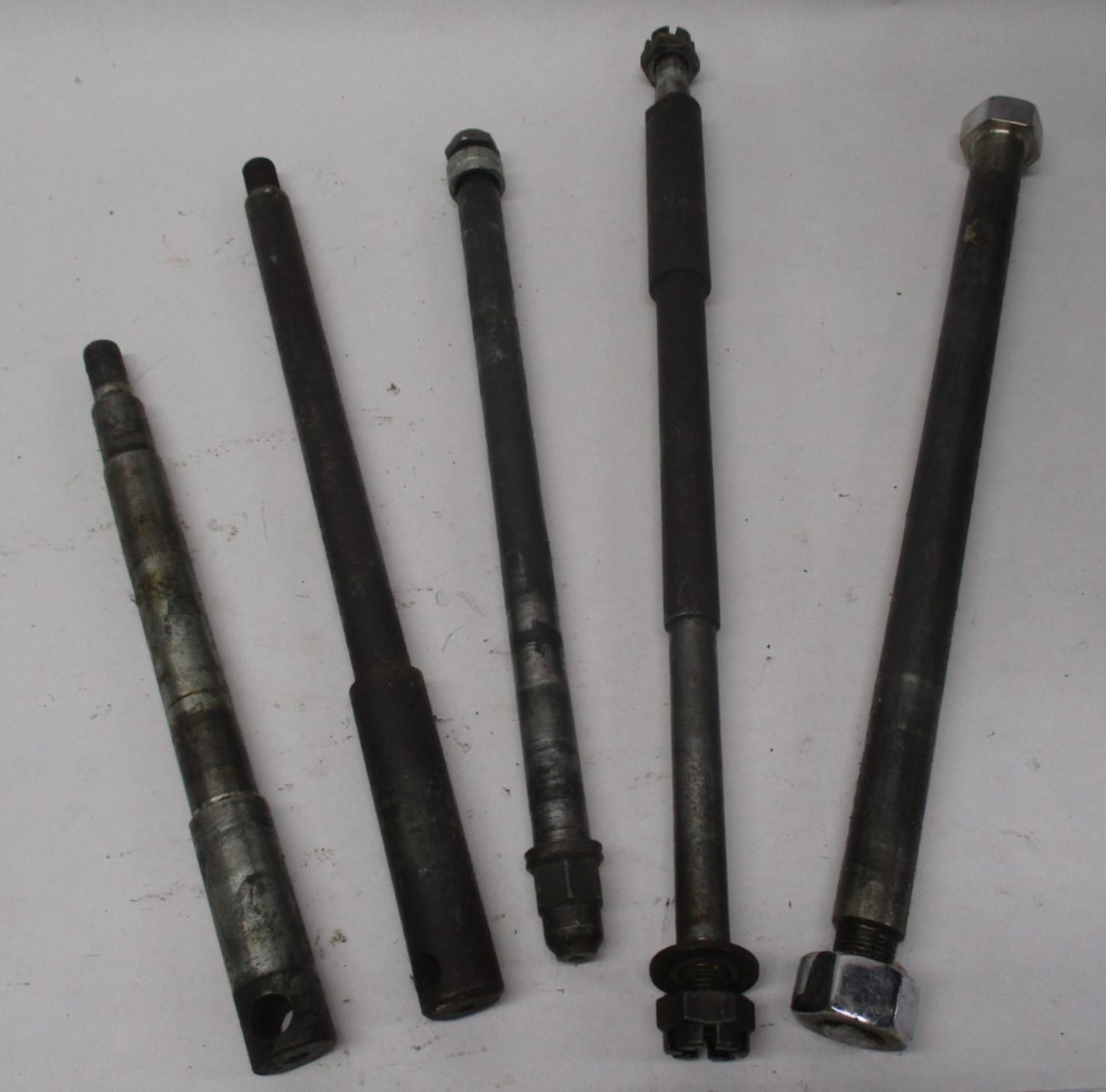 Mixed Lot of (5) Harley Front / Rear Wheel Axles Sportster Dyna Softail #2