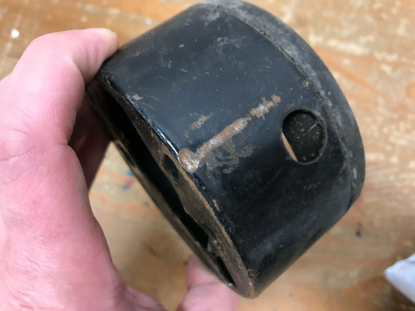 Harley Oem Shovelhead Big Twin Gauge Bracket housing Speedo Tach Tachometer