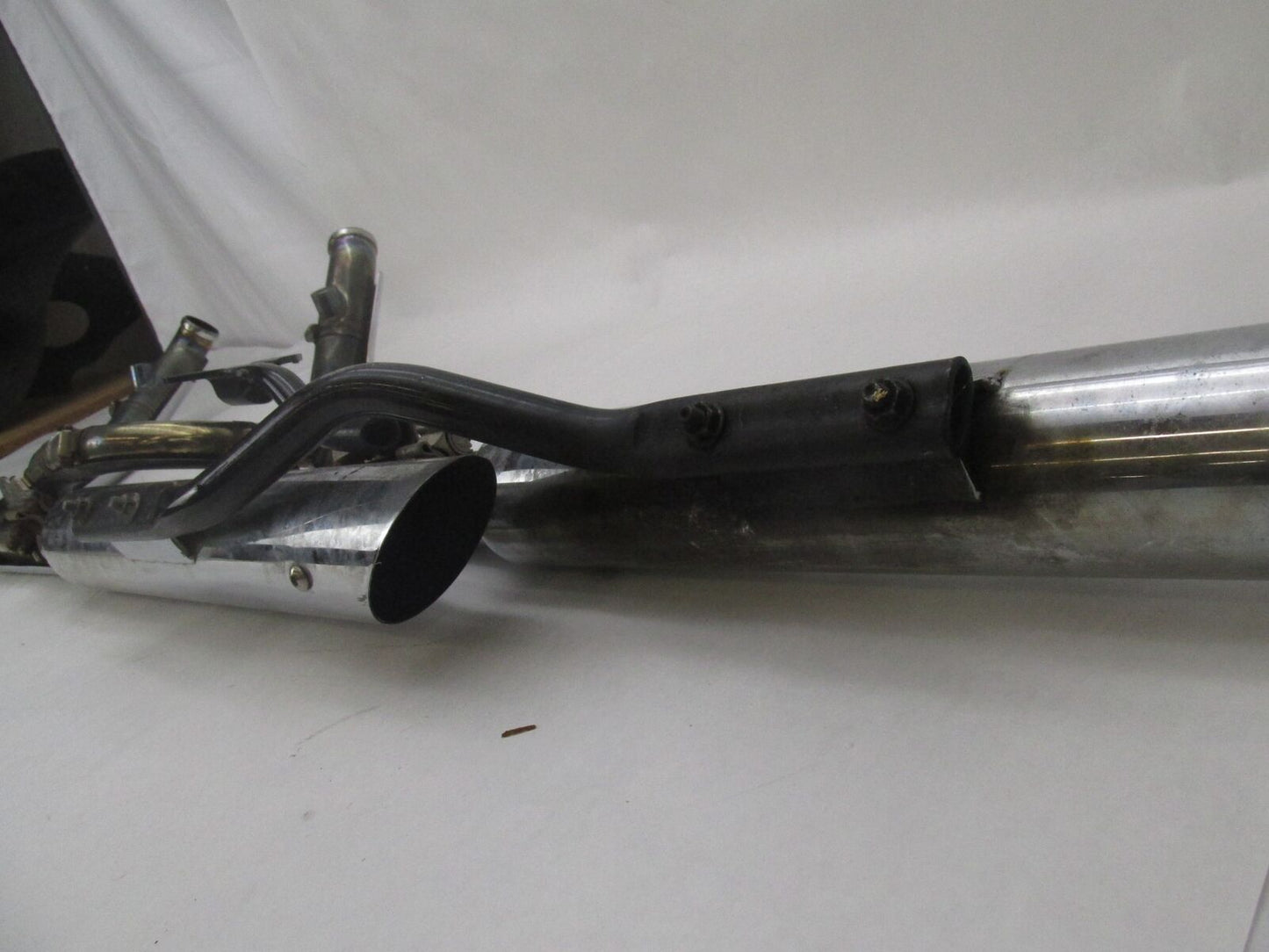 Harley Davidson Softail Exhaust System w/ Aftermarket Slash Cut Slip Ons #1
