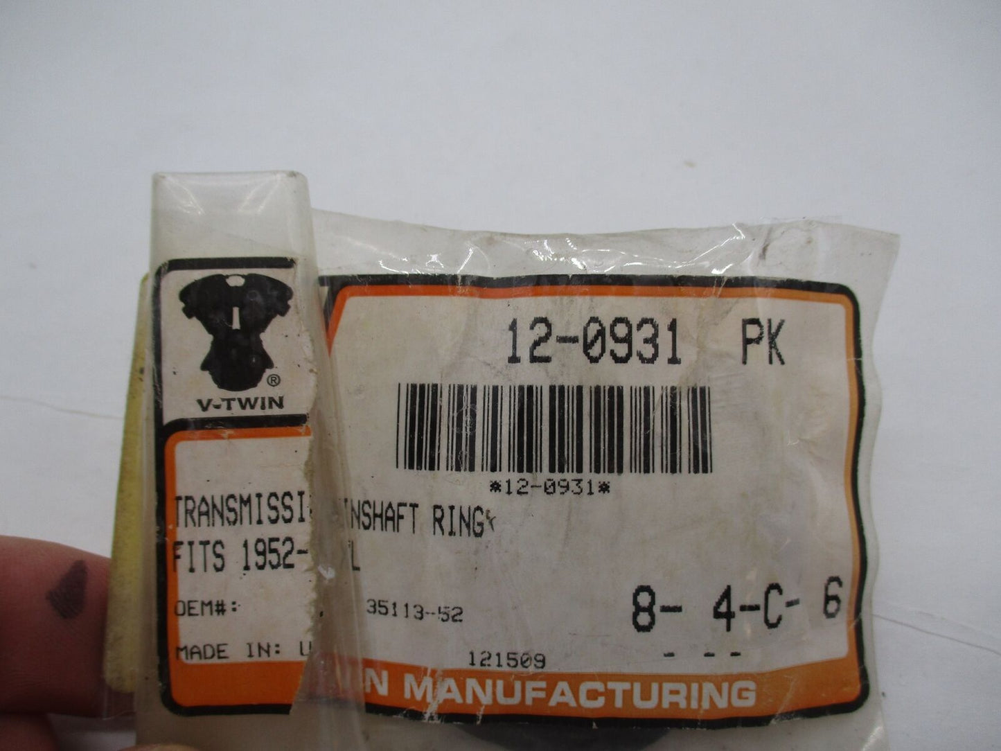 Lot of 8 Harley Davidson V-Twin Transmission Mainshaft Rings 12-0931 35113-52