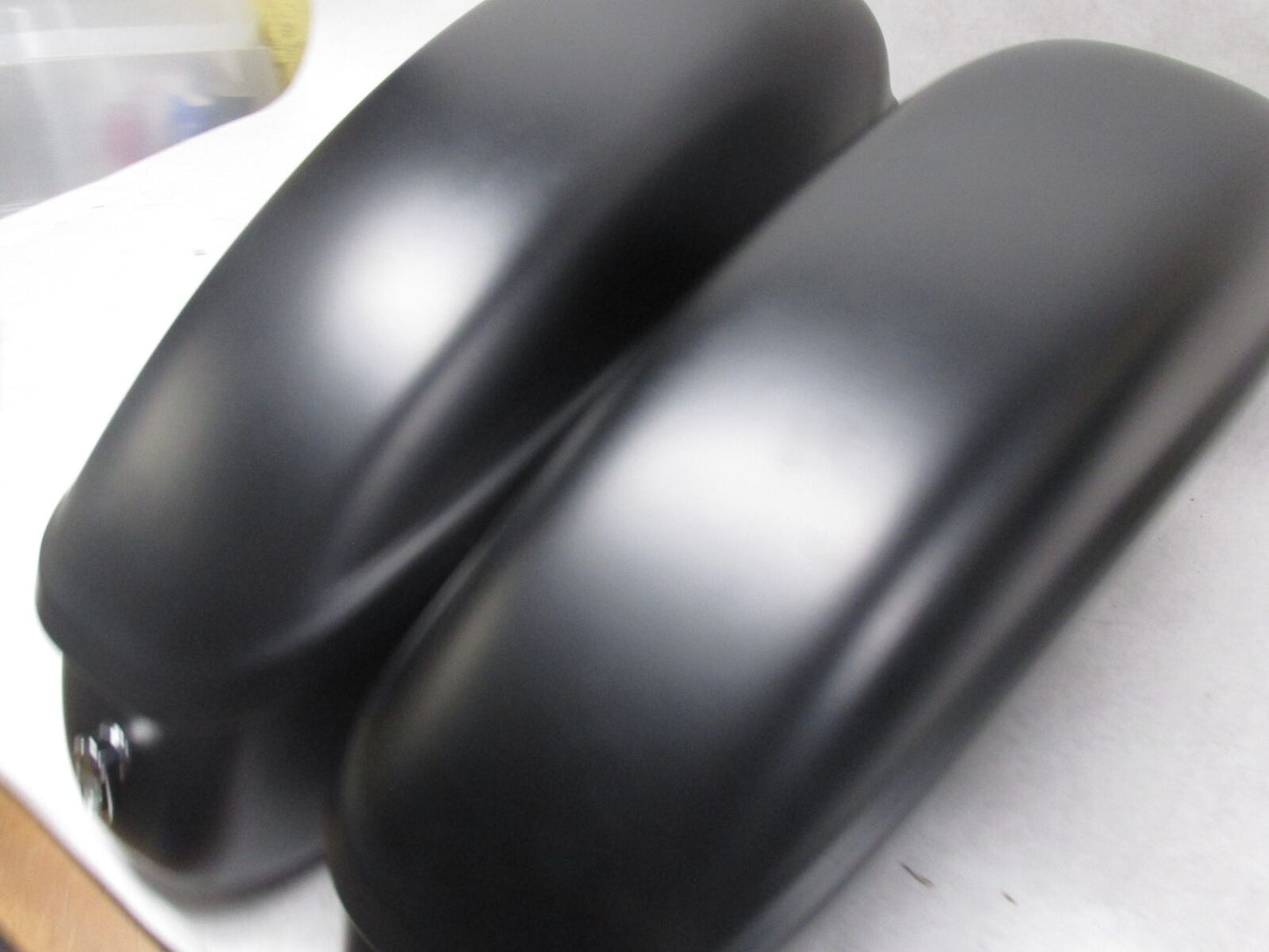 Harley Davidson Genuine NOS Pair of Softail Deuce Black Saddlebags 90396-00