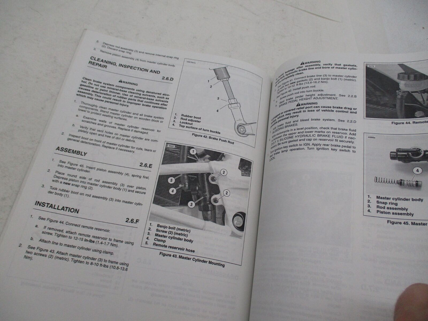 Harley Davidson Buell Official Factory 1998 New Parts and Service Book 99449-98Y