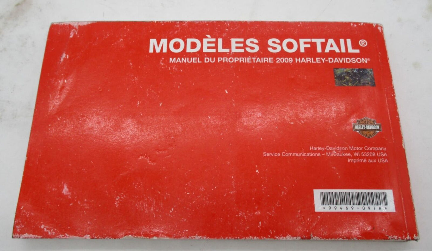 Harley Softail Models 2009 Motorcycle Operator Manuals in French 99469-09FR