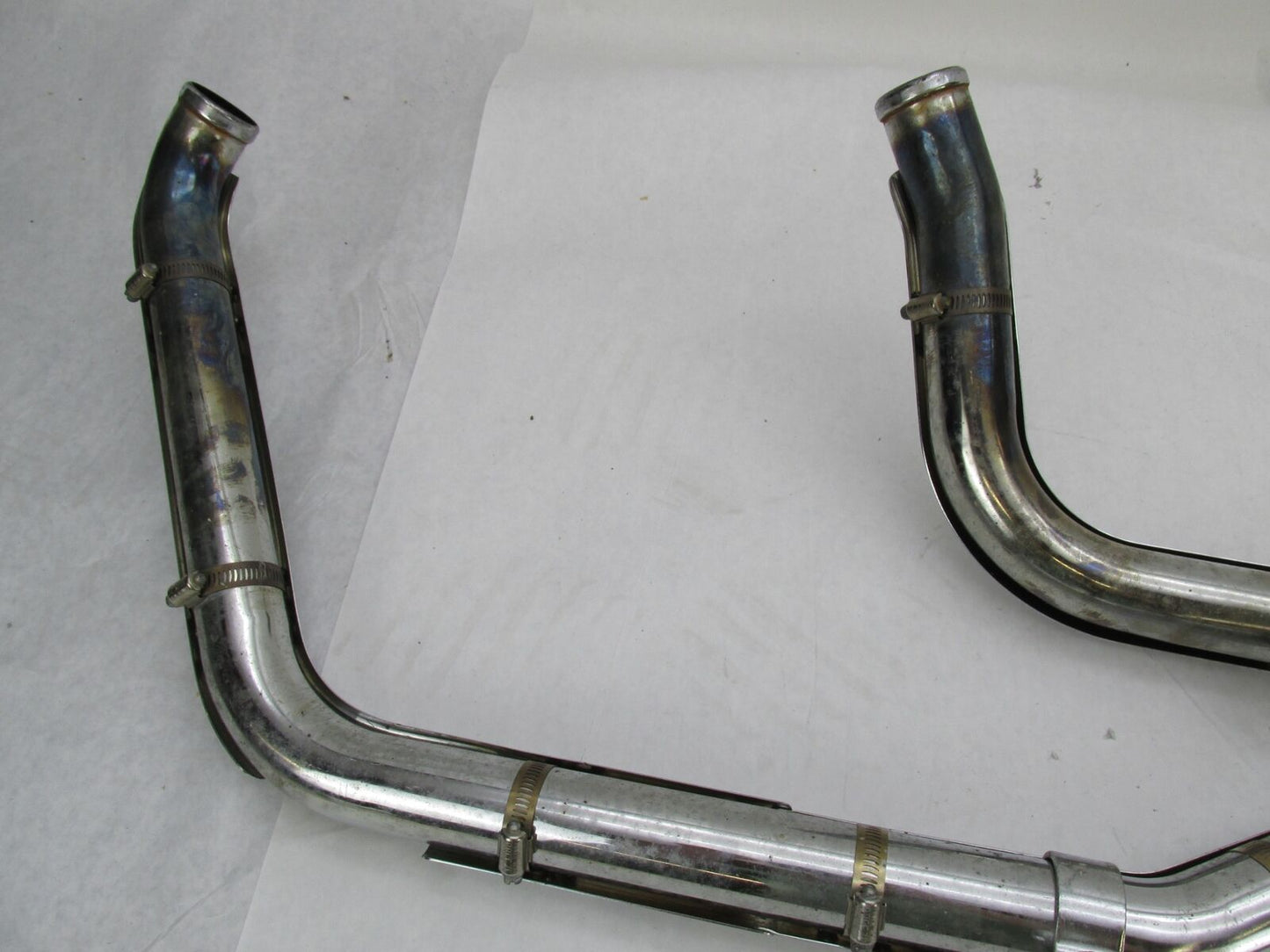 Harley Screamin Eagle II Fat Boy Deuce FXSTD Exhaust Muffler System 80354-00F #4