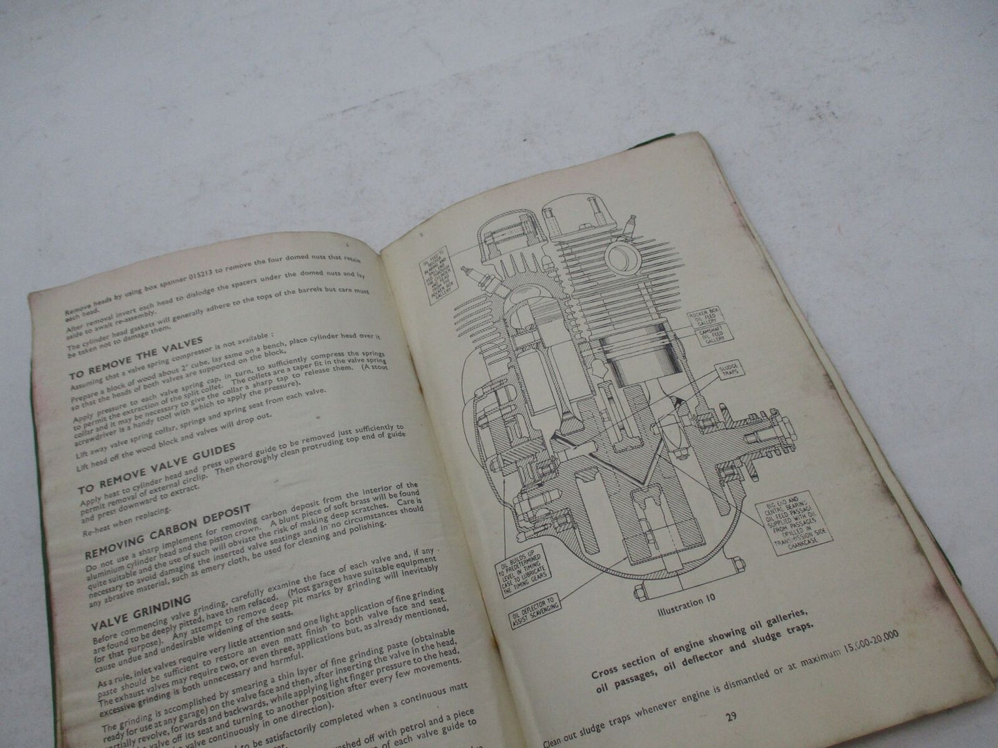 A.J.S AJS 1952 500cc Springtwin Model 20 Maintenance Manual Instruction Book
