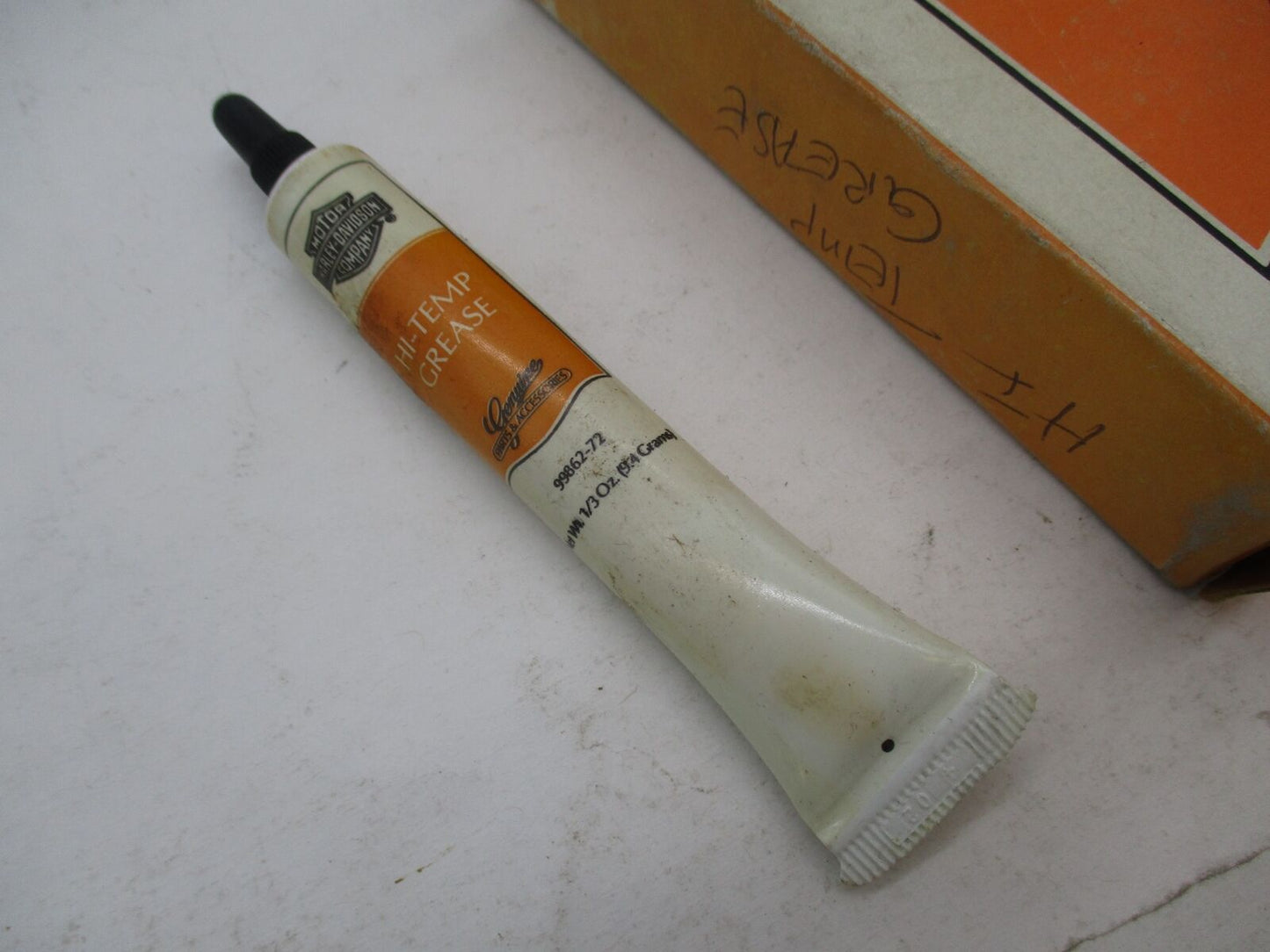 (1) Single Harley Davidson Genuine NOS Hi-Temp Grease Tube 99862-72