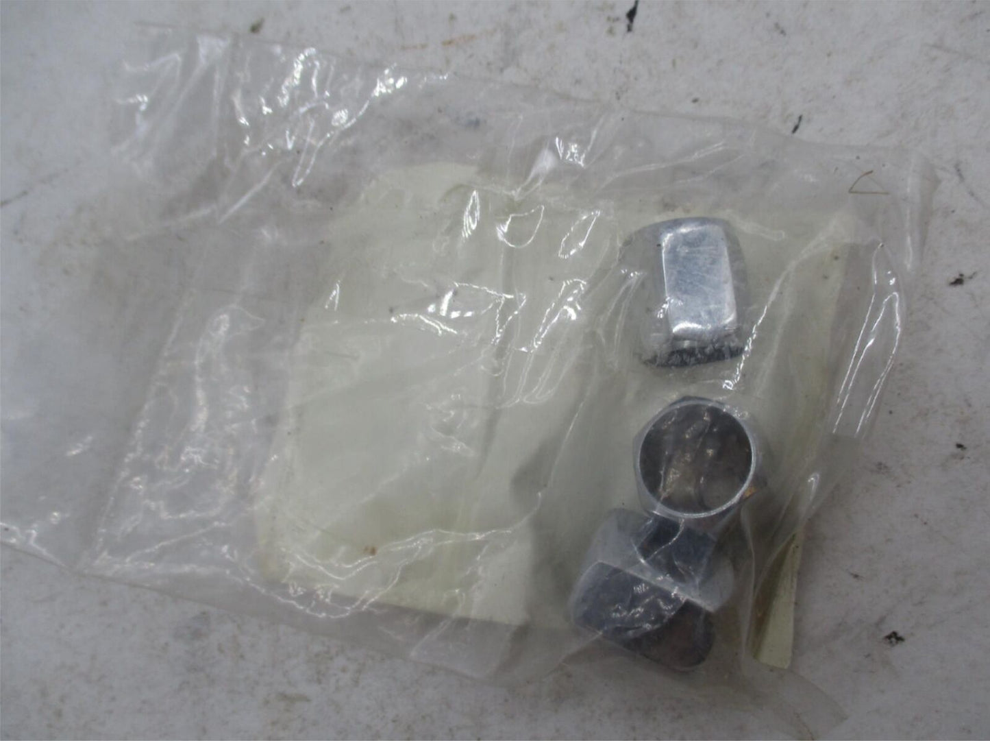 Lot of 3 Harley Davidson Genuine NOS Chrome Directional Bar Jam Nuts 68424-89