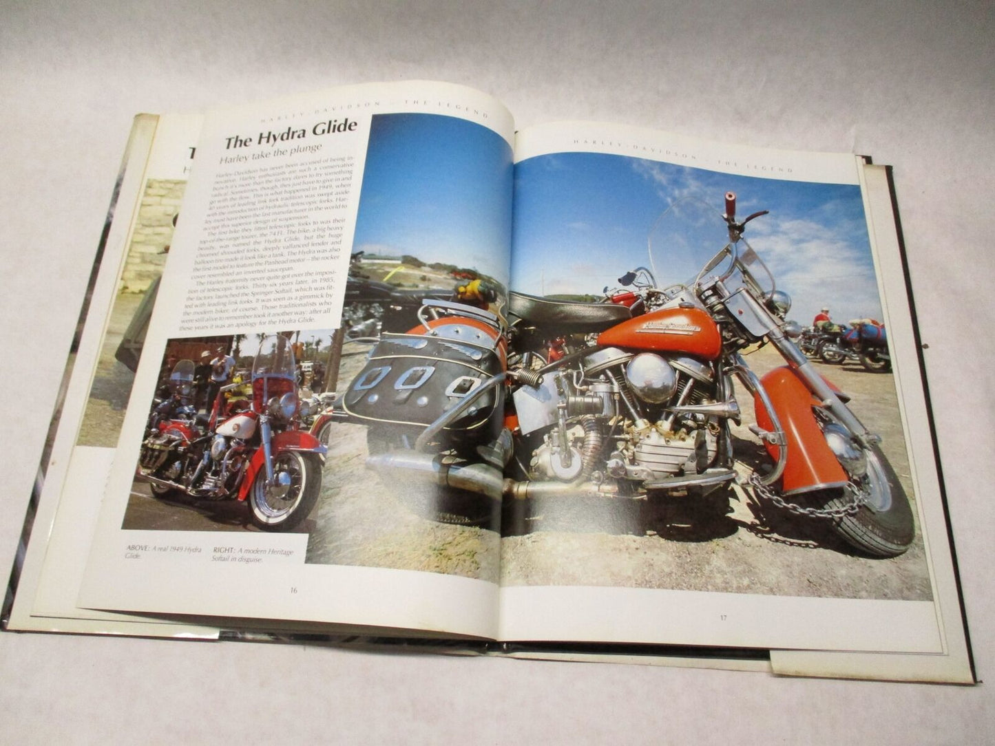 Harley Davidson The Legend Grant Leonard Hard Cover Book