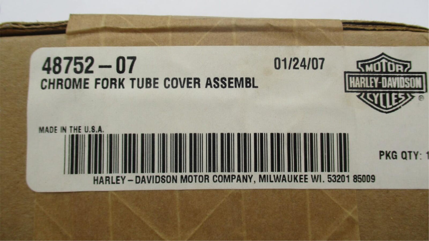 Harley Davidson Genuine NOS ’07 FLSTF Left Upper Fork Chrome Cover 48752-07