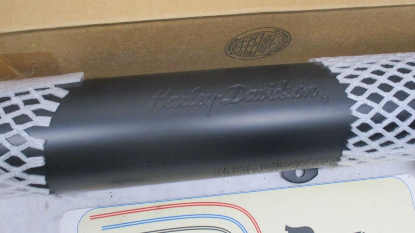 Harley Genuine NOS Slash Down XL Sportster Black Exhaust Mufflers 80310-99