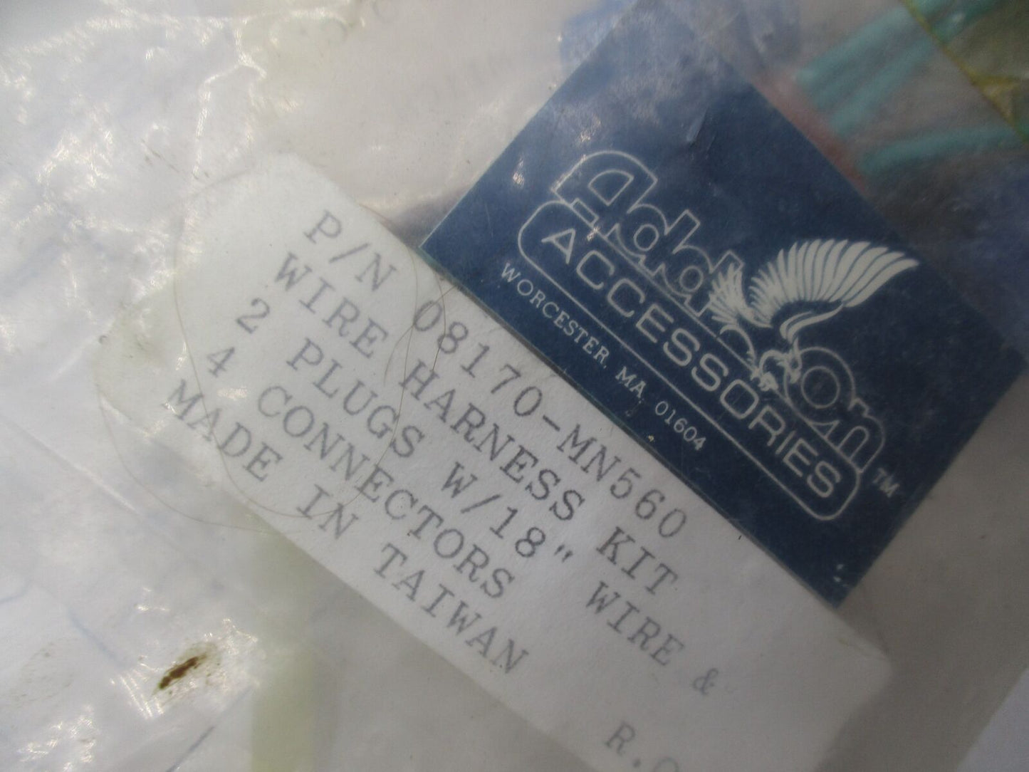 Add On Inc Wire Harness Kit 2 plugs w/ 18" Wire & 4 Connectors 08170-MN560