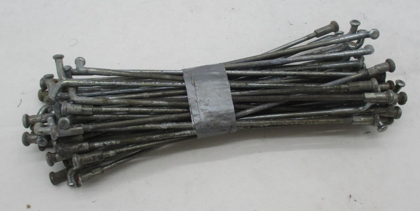 Lot of 40 Harley Davidson Wheel Rim Spokes and Nipples 9" Long