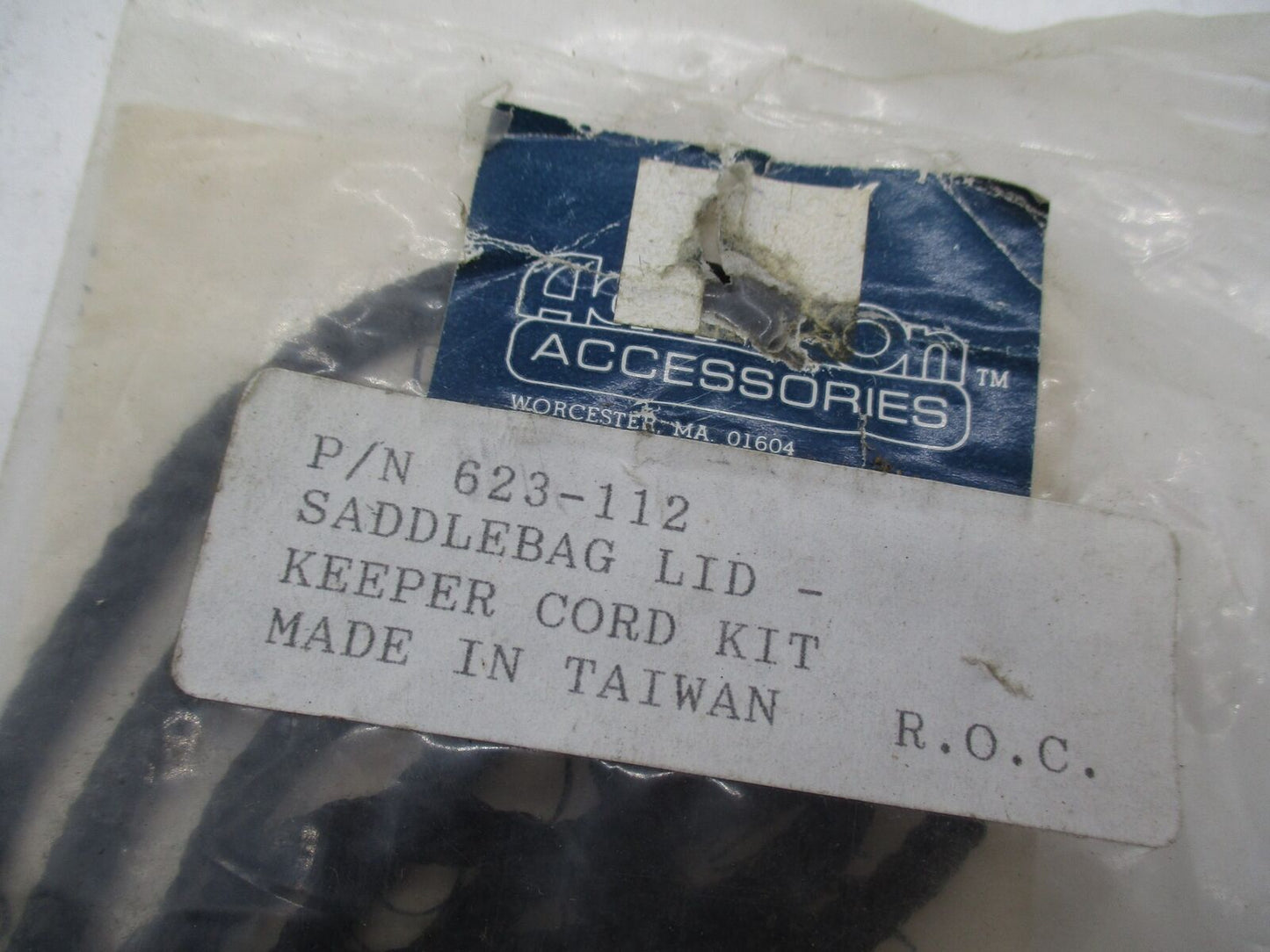 Add On Inc Motorcycle Goldwing GL Saddle Bag Lid Keeper Cord Kit 623-112