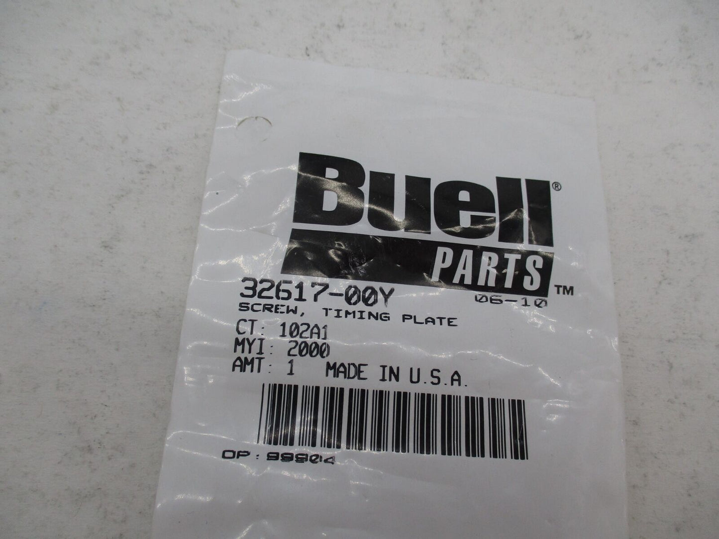 Lot of 4 Buell Harley Davidson Timing Plate Screws 32617-00Y