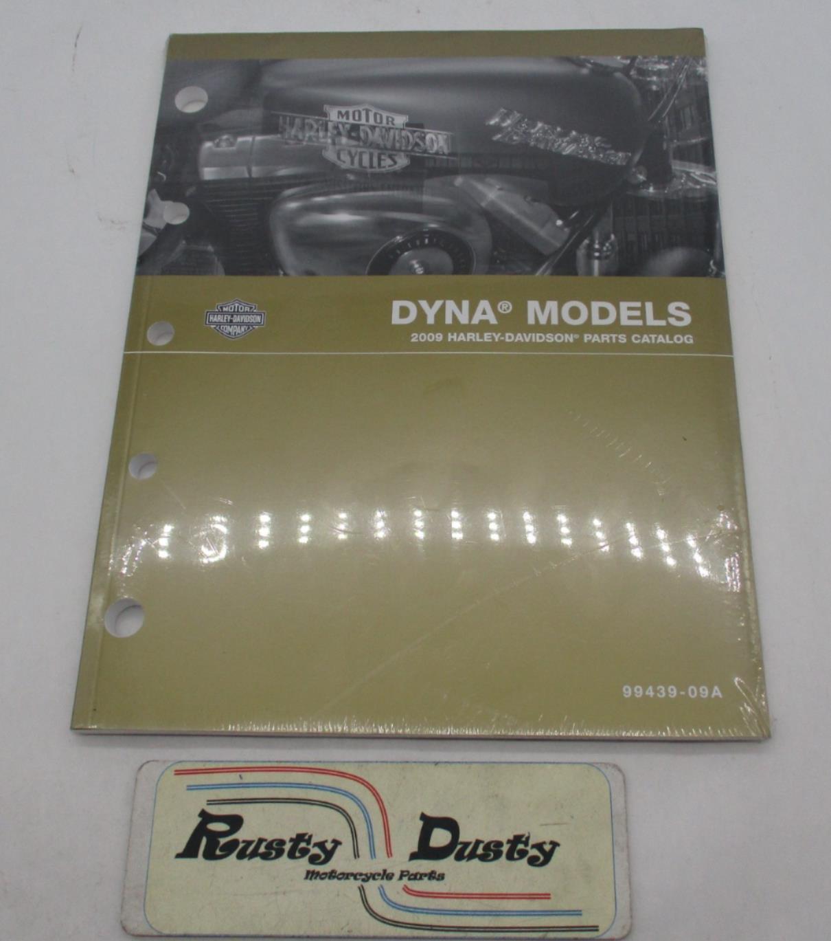 Harley Davidson Official Factory 2009 Dyna Models Parts Catalog 99439