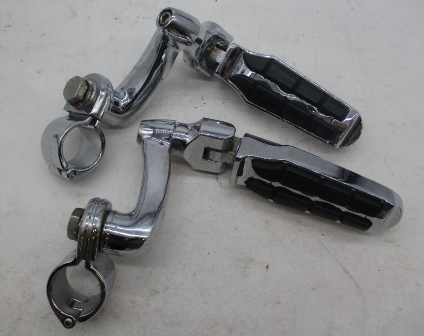 Harley Davidson Genuine Highway Pegs with Crash Engine Guard Bracket Clamps