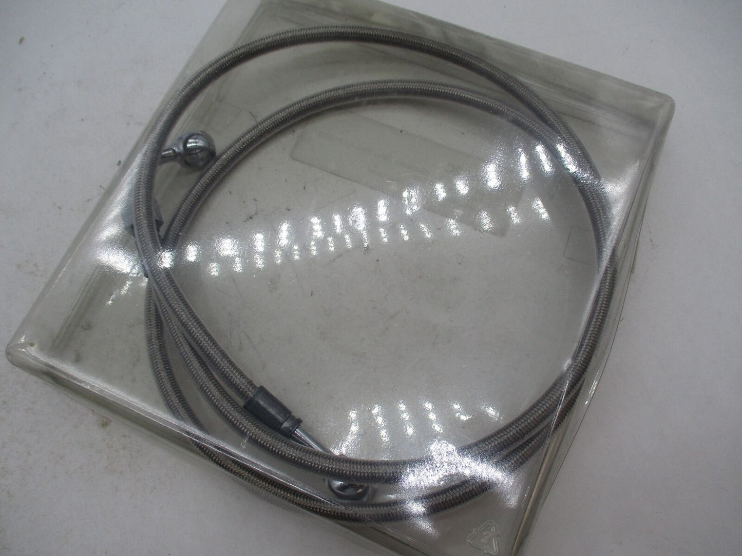 Harley Davidson Stainless Steel Brake Line Hose for Buckhorn Bars #04-702C