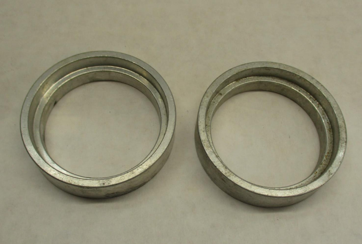 Pair of Harley Davidson 49mm Fork Tube Retaining Rings Chrome