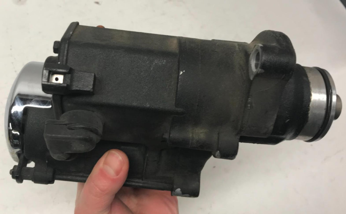 Harley Dyna Touring Starter Motor 31618-06A w/ Chrome Cover