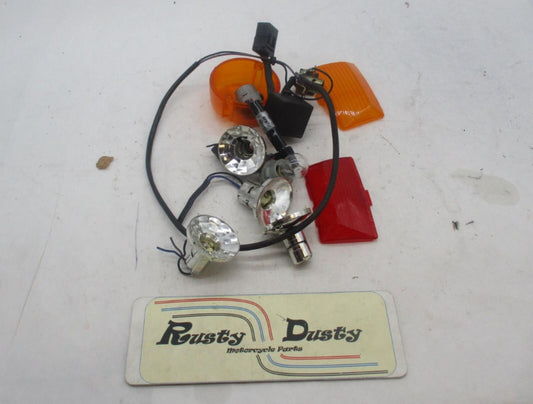 Mixed Lot of Harley Davidson Turn Signal Lighting Parts & Lenses