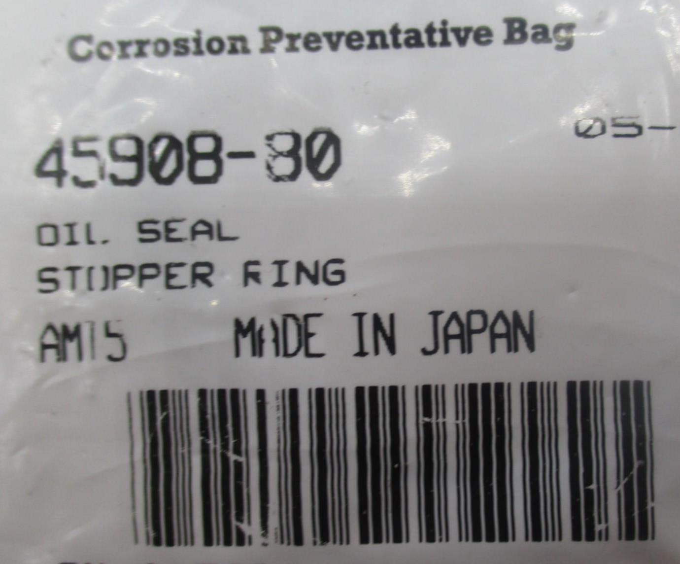 Pack of 5 Harley-Davidson Genuine NOS Fork Tube Oil Seal Stopper Rings 45908-80