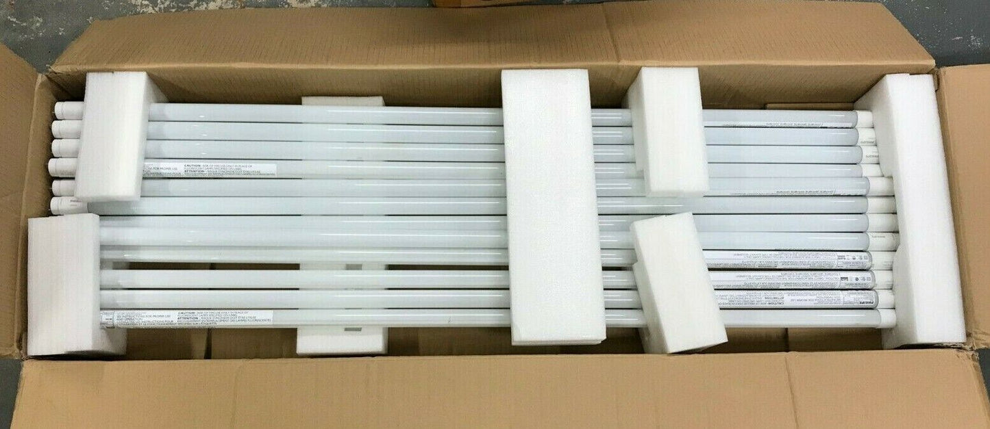 Lot of 12 Philips LED InstantFit 3-Foot T8 Tube Light Bulb 1200-Lumen 4000K