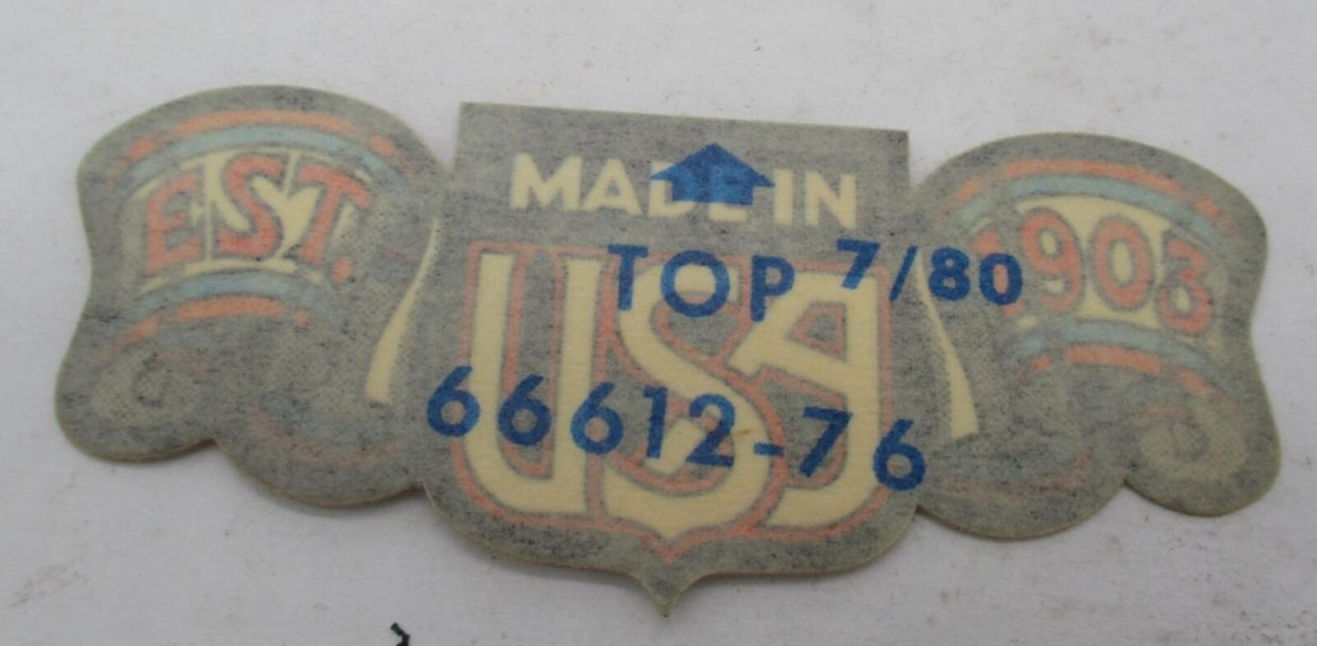 AMF Harley Davidson Genuine NOS Bicentennial Decal Sticker Emblem 66612-76