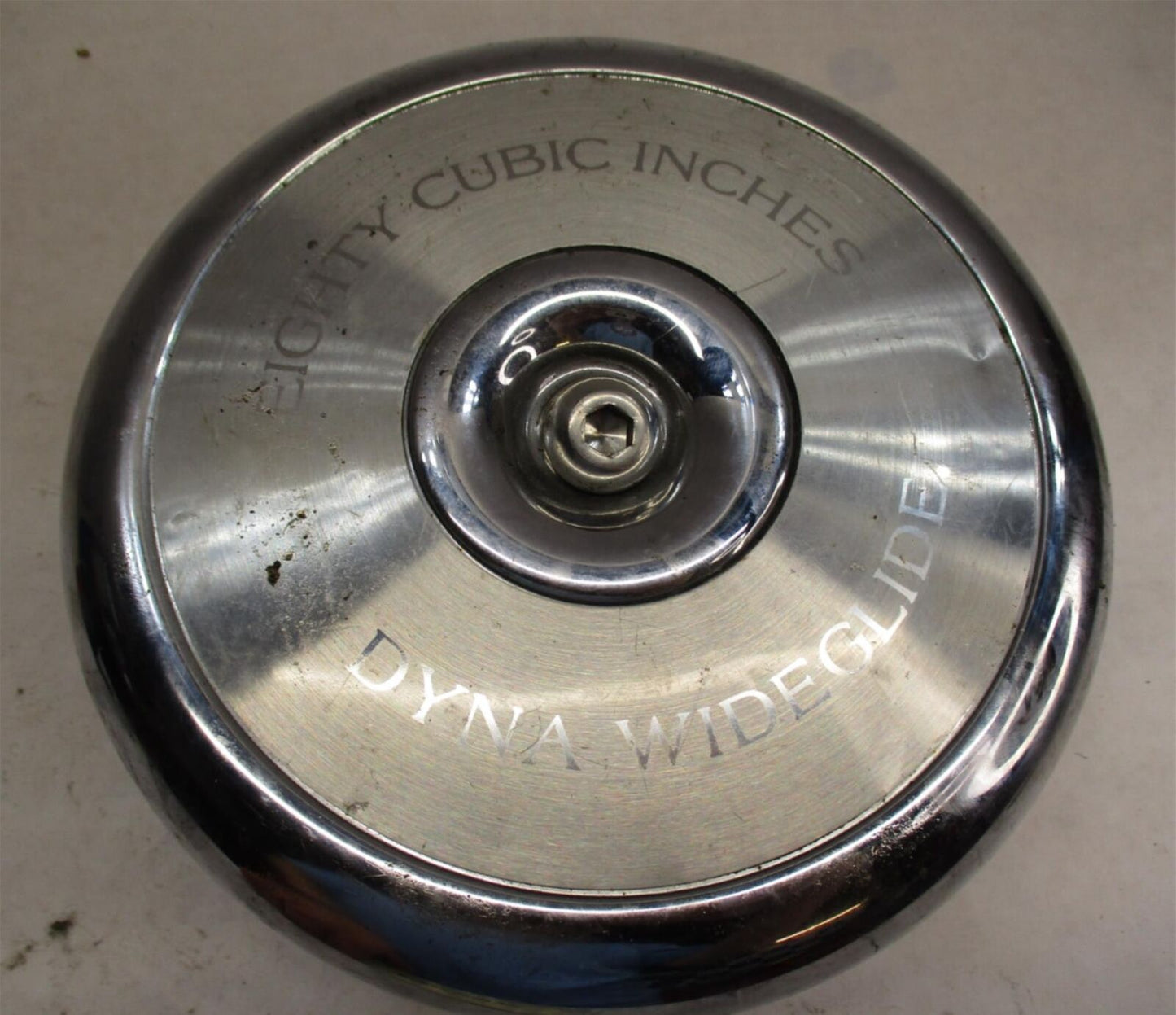Harley Davidson Dyna Wide Glide 80 Eighty Cubic Inch Chrome Air Cleaner Cover