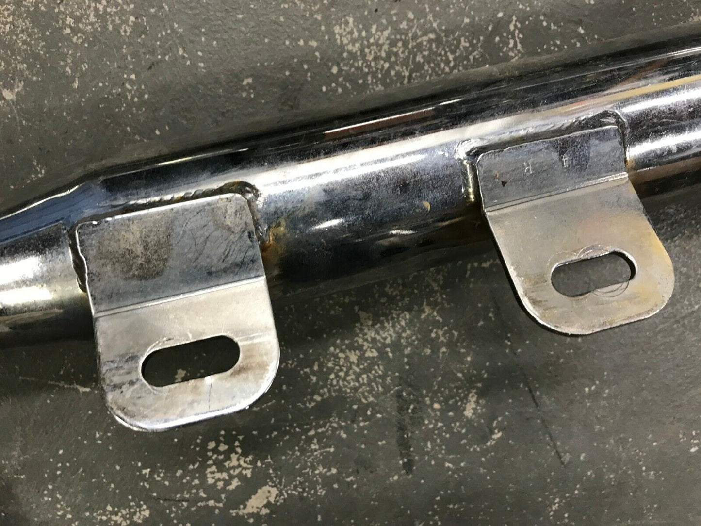 Harley Ironhead sportster Shovelhead 1 3/8” slash cut exhaust drag pipes