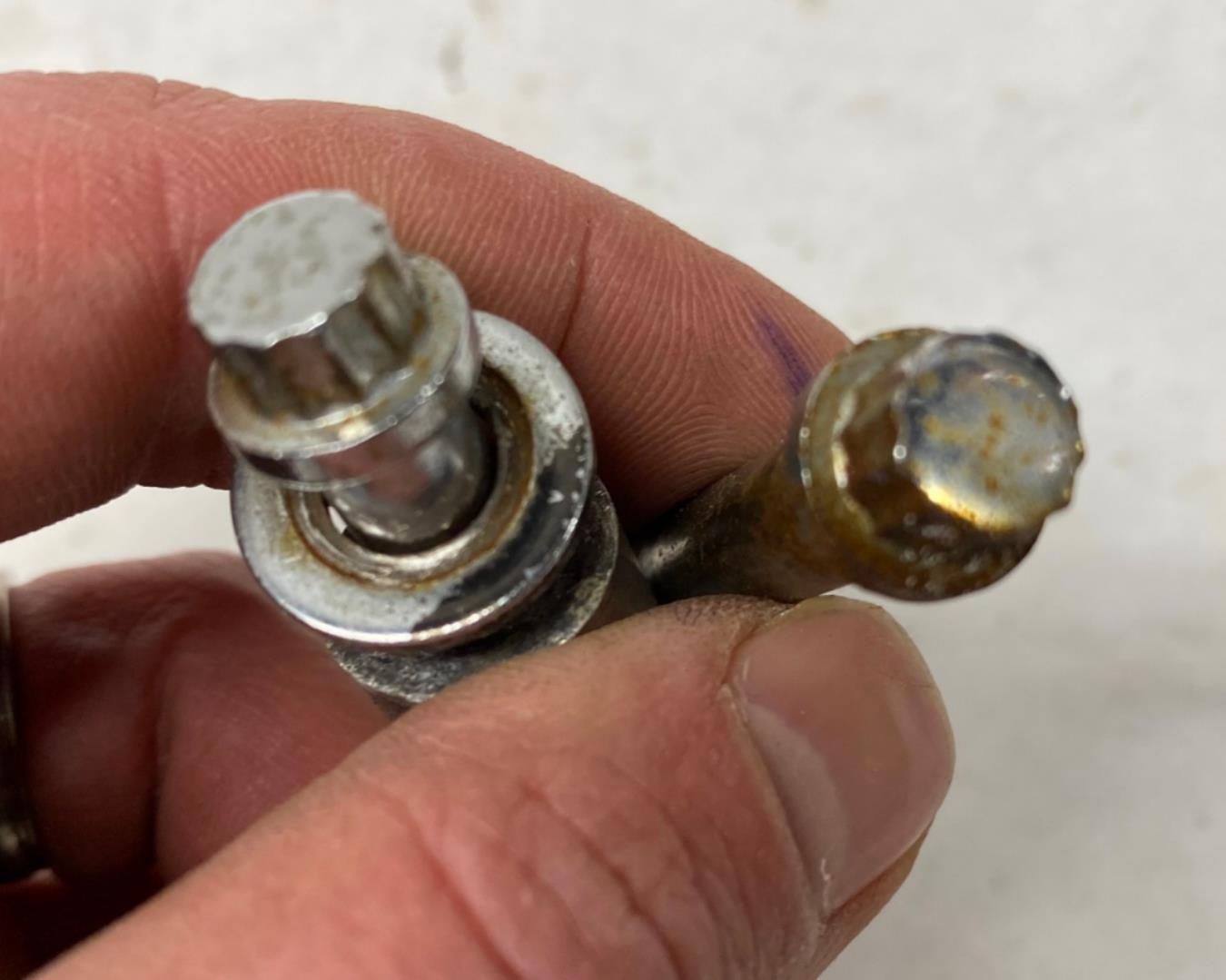 Harley Davidson 1979 XL Sportster Stock Tank Bolts