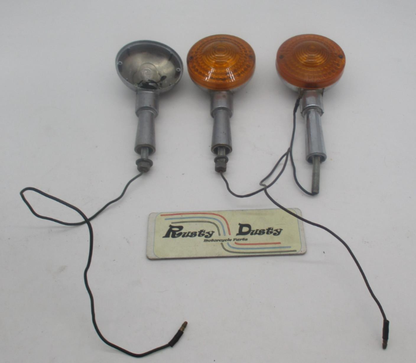 Lot of 3 Victor DY-1 Turn Signals Yamaha RD 250 350 400 XS 360 500 650