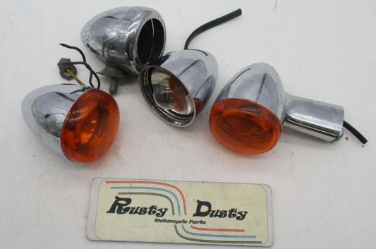 Mixed Lot of Harley Davidson Genuine Bullet Turn Signals Housings & Parts