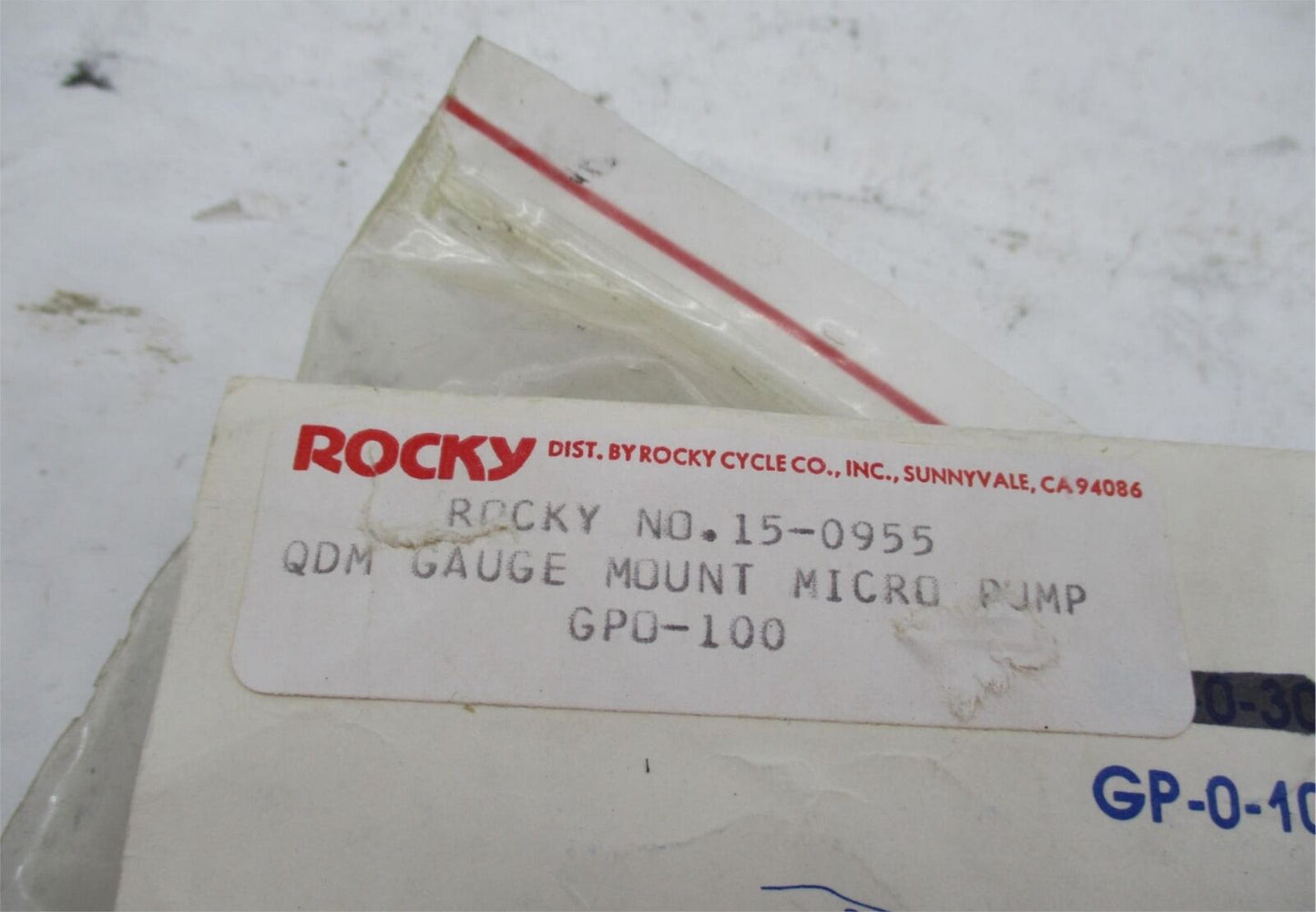 Harley Qwik Gauge Mounted Micro Pump 15-0955 GPO-100