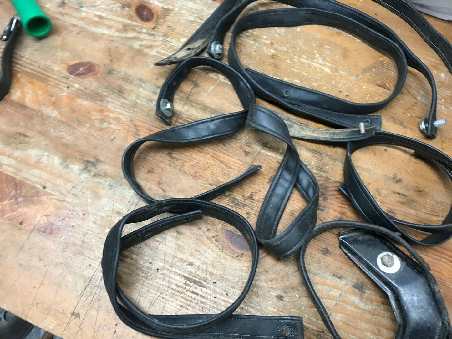 Mixed Lot (8) Harley Davidson Mixed Lot of grab Seat Passenger Straps black