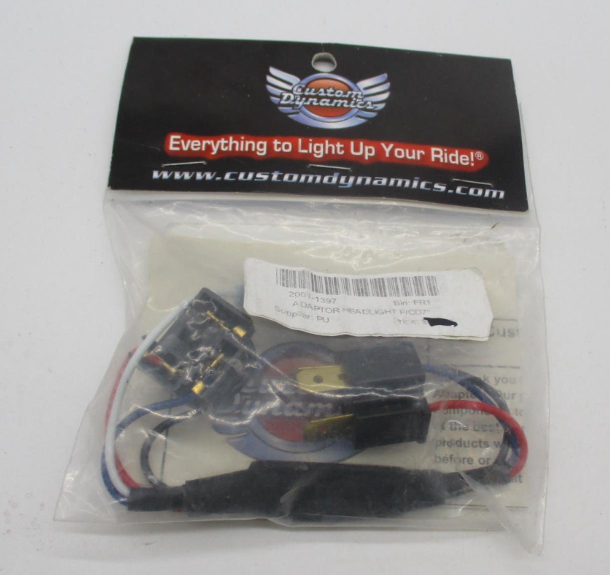 Harley Davidson Custom Dynamics 2001-1397 Headlight Adapter F/CD7
