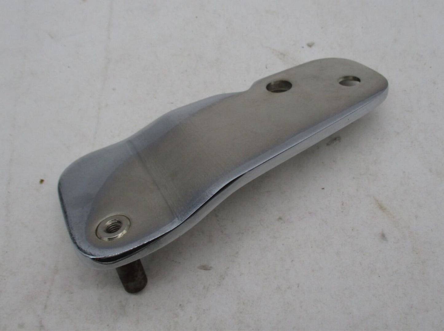 Drag Specialties Chrome Heel Toe Shift Backing Plate Bracket DS720330A