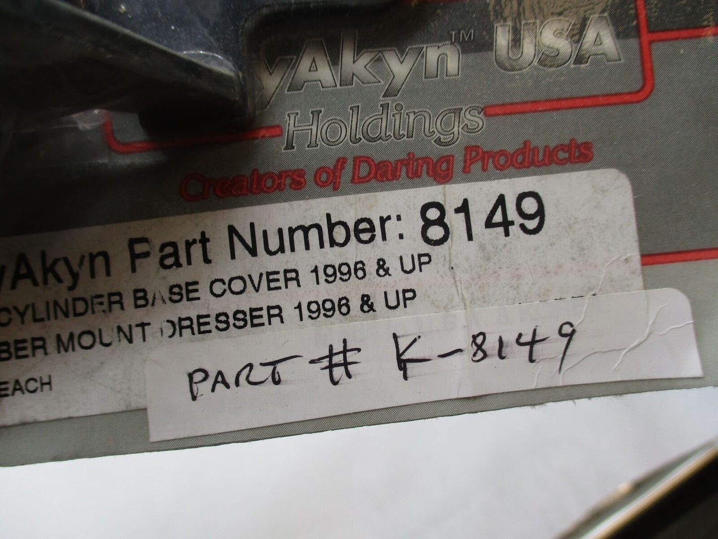 Harley Davidson Kuryakyn 1996 & up FLT Chrome Rear Cylinder Base Cover 8149