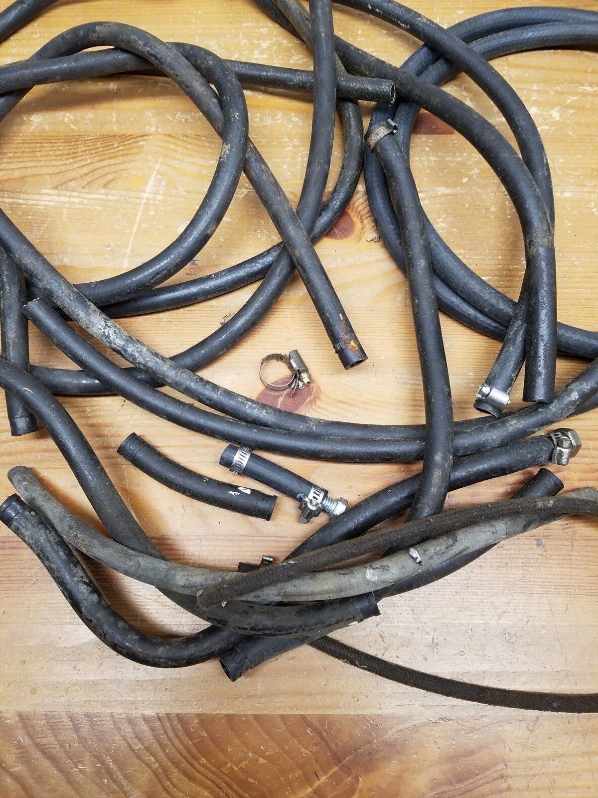 Huge lot of 1979 -1983 Shovelhead FX Gas Line Hoses Low Mileage Take offs