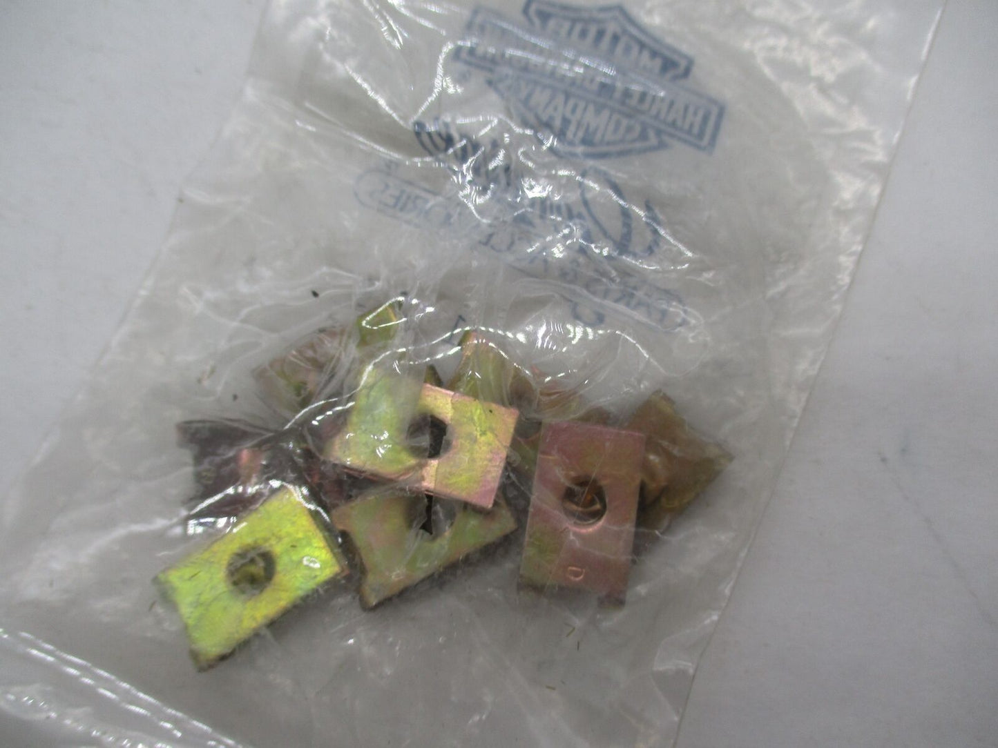 Harley Davidson Lot of 8 Genuine NOS Clips Speed Nut Choke Bracket 8113
