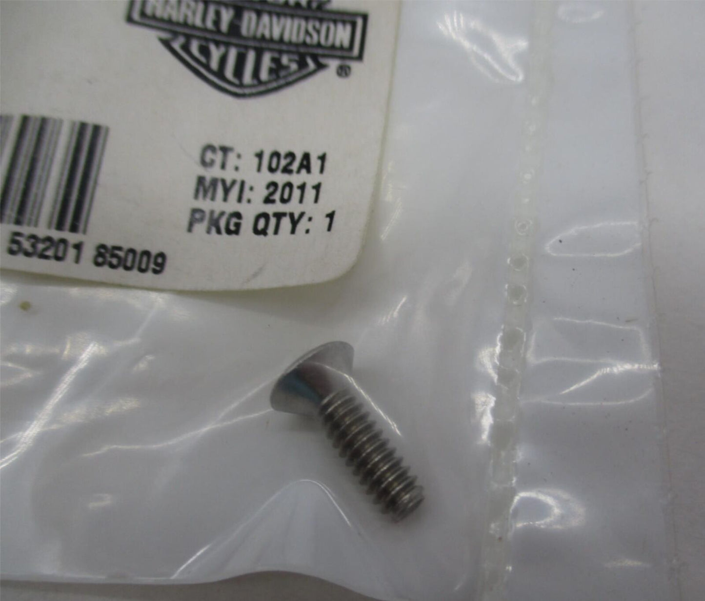 Harley Davidson Genuine NOS No 6 Screw 32X.50 8366