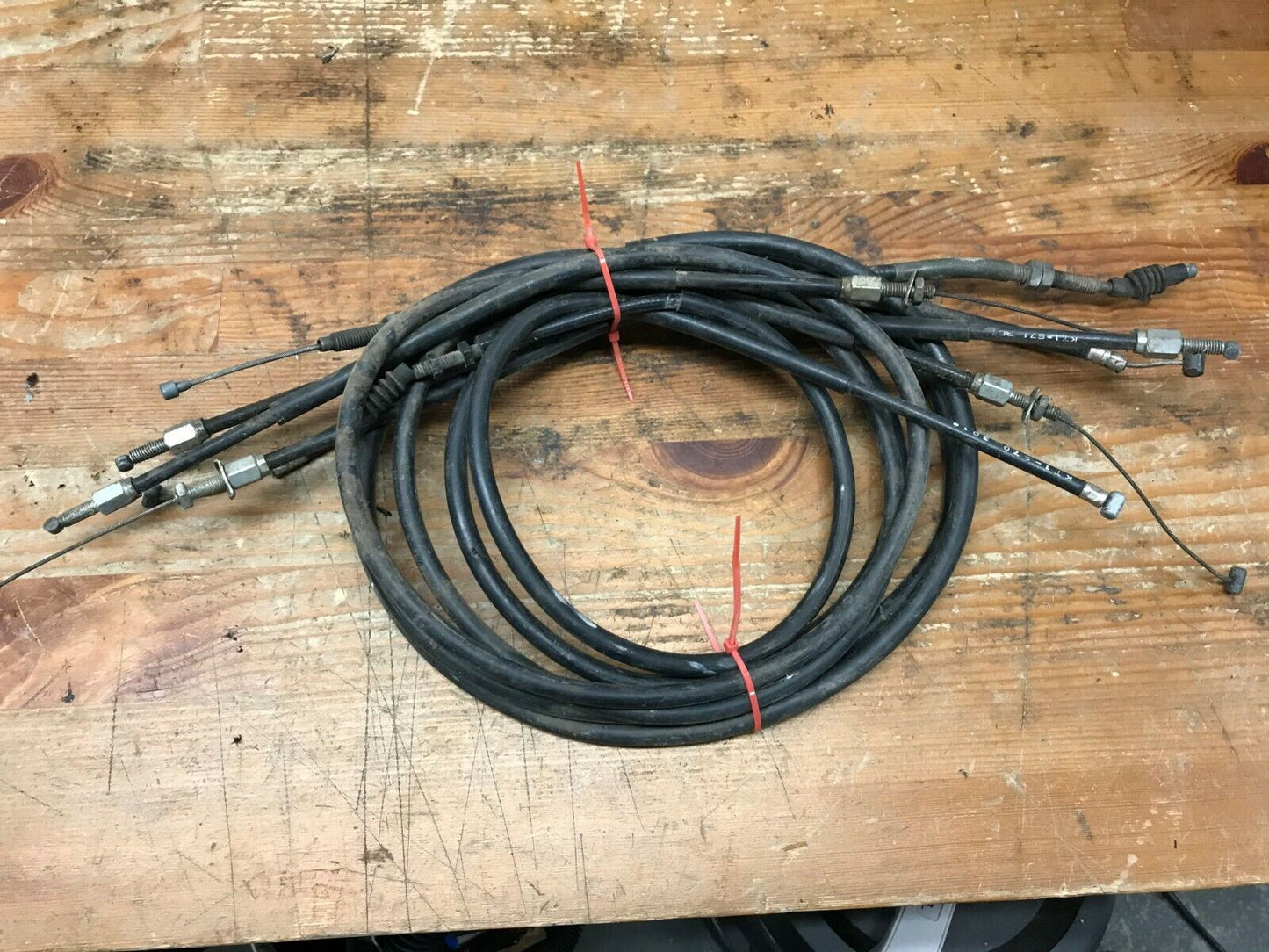 LOT (6) Honda 250 XR XR250R XR250-R Used Cables Throttle Clutch 1986 -1991